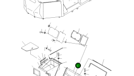 Крышка 423-921-4310 Komatsu