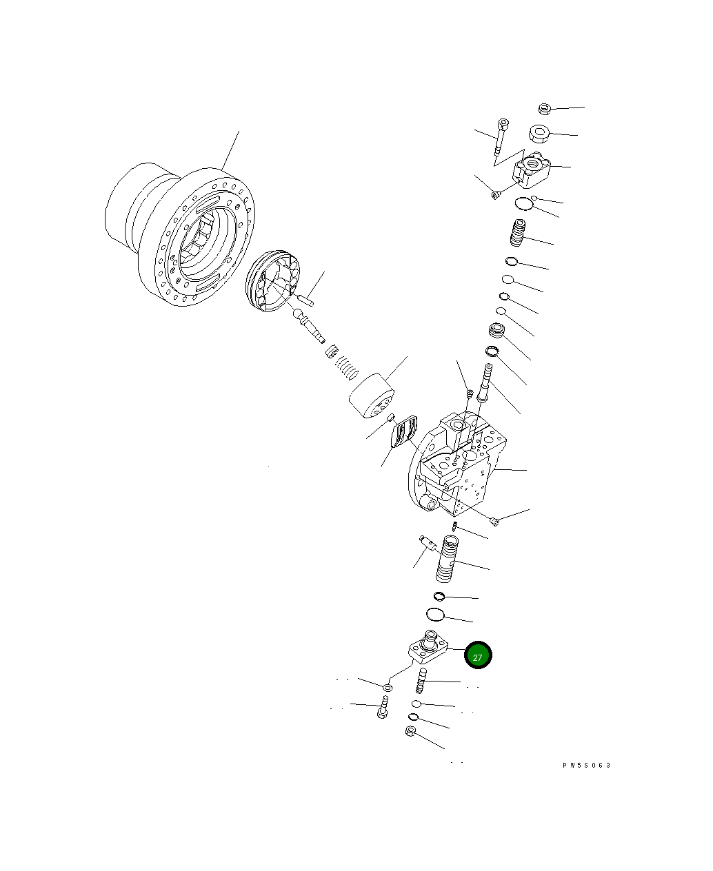 Крышка 706-86-53211  Komatsu