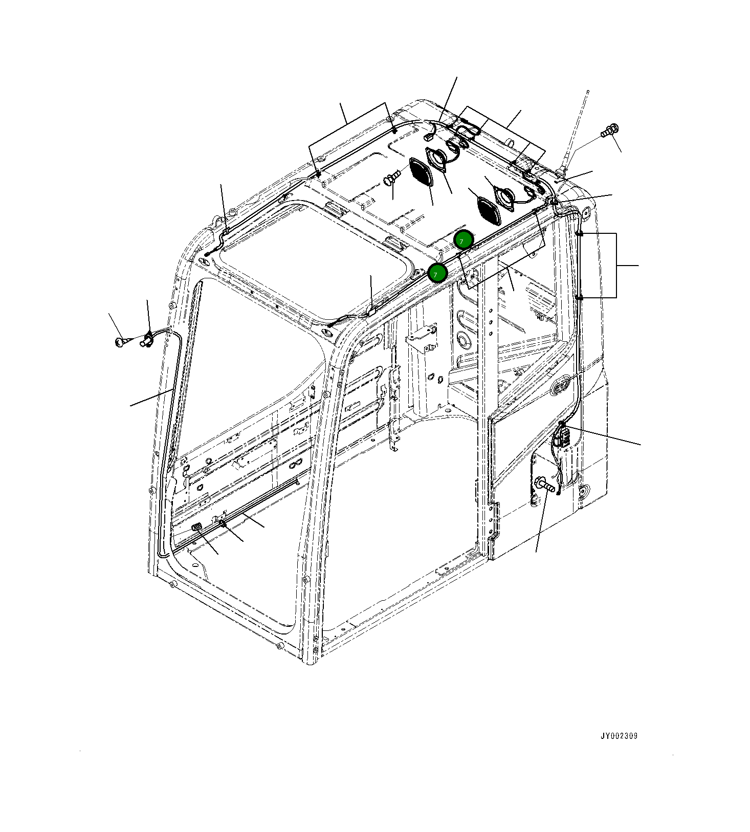 Крышка 20Y-53-13190 Komatsu