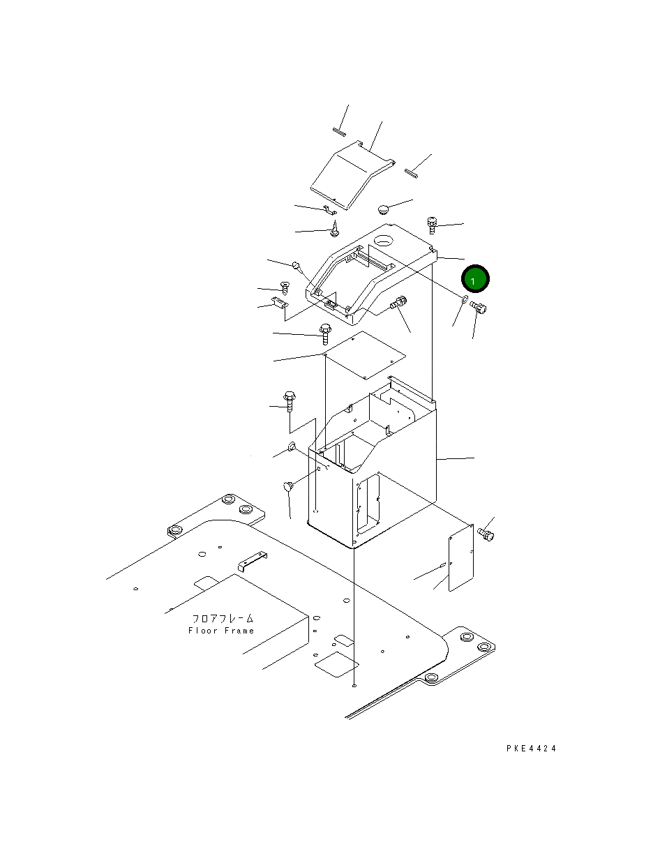 Крышка 421-54-22610 Komatsu