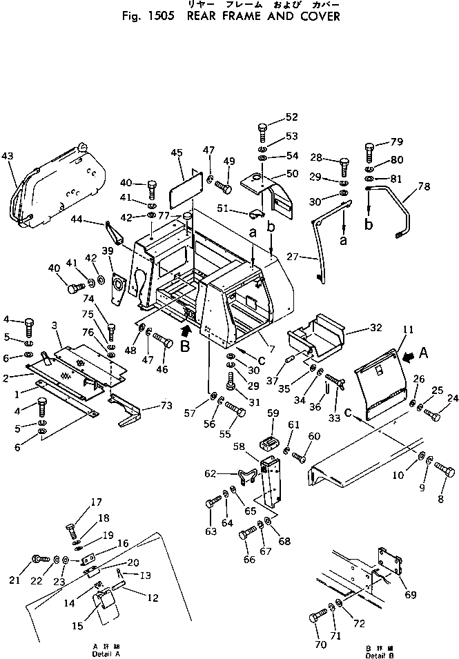 Болт 135-54-32230  Komatsu