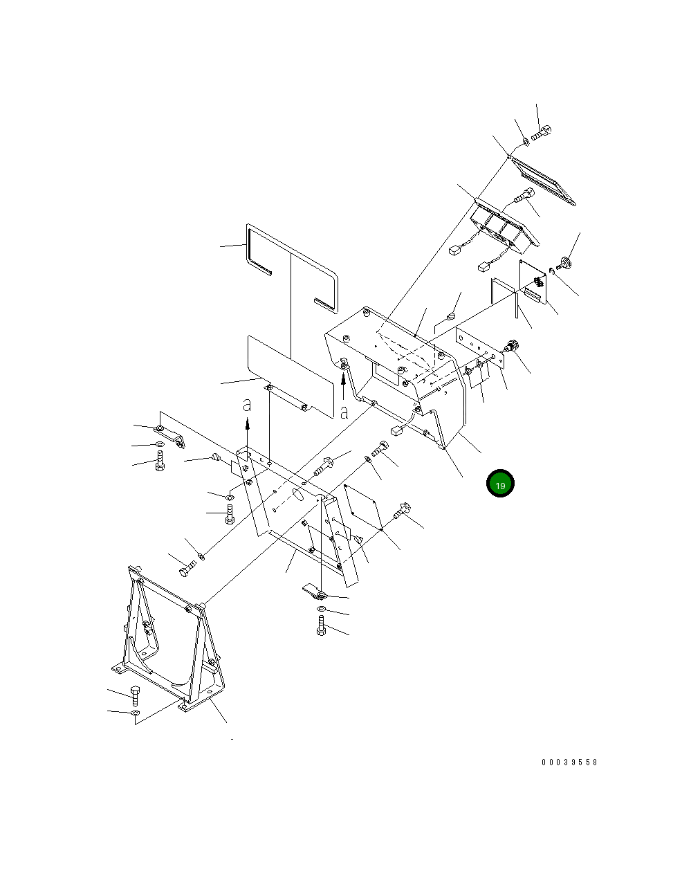 Крышка 195-54-72510 Komatsu