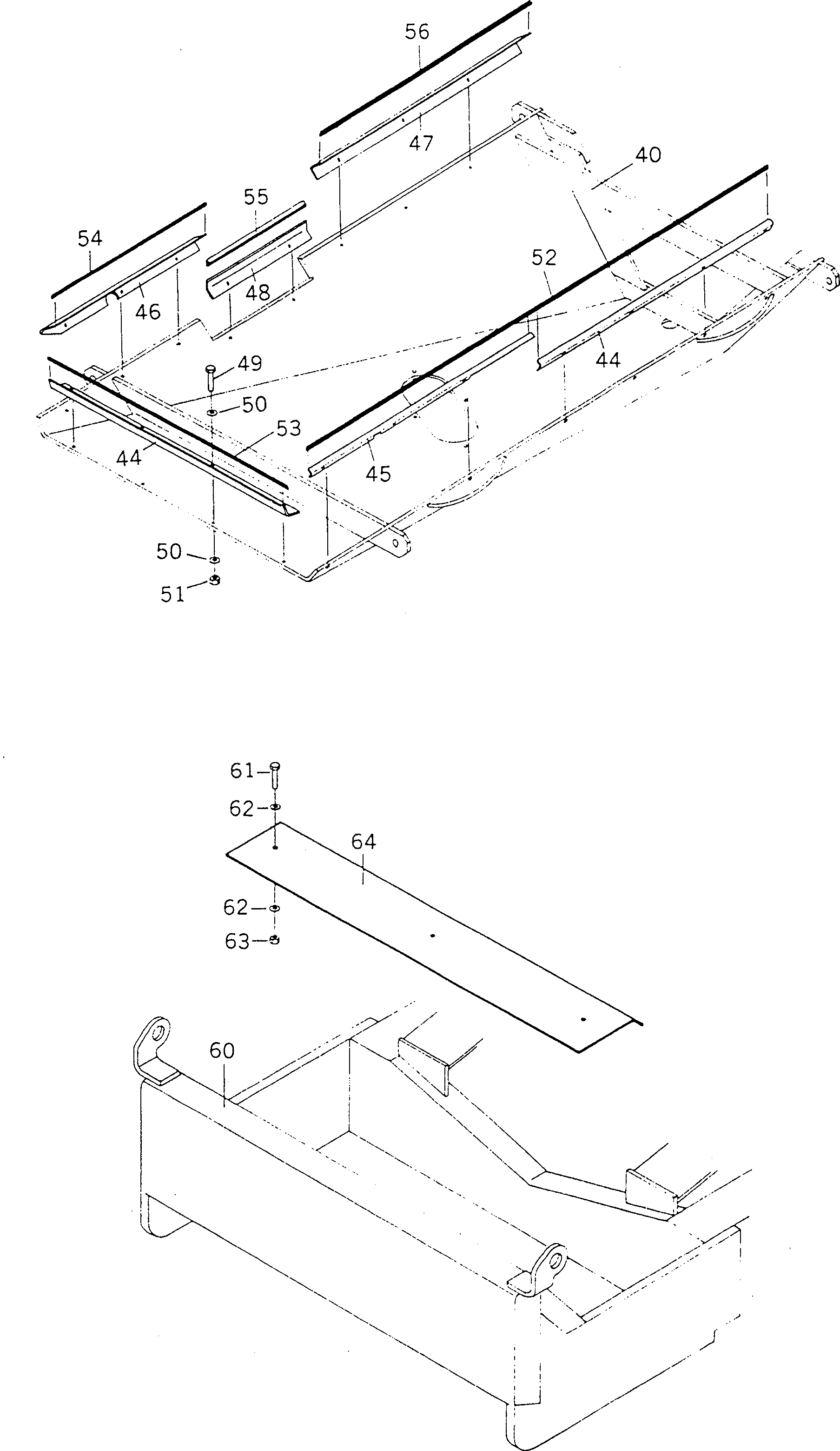Болт BW061480  Komatsu
