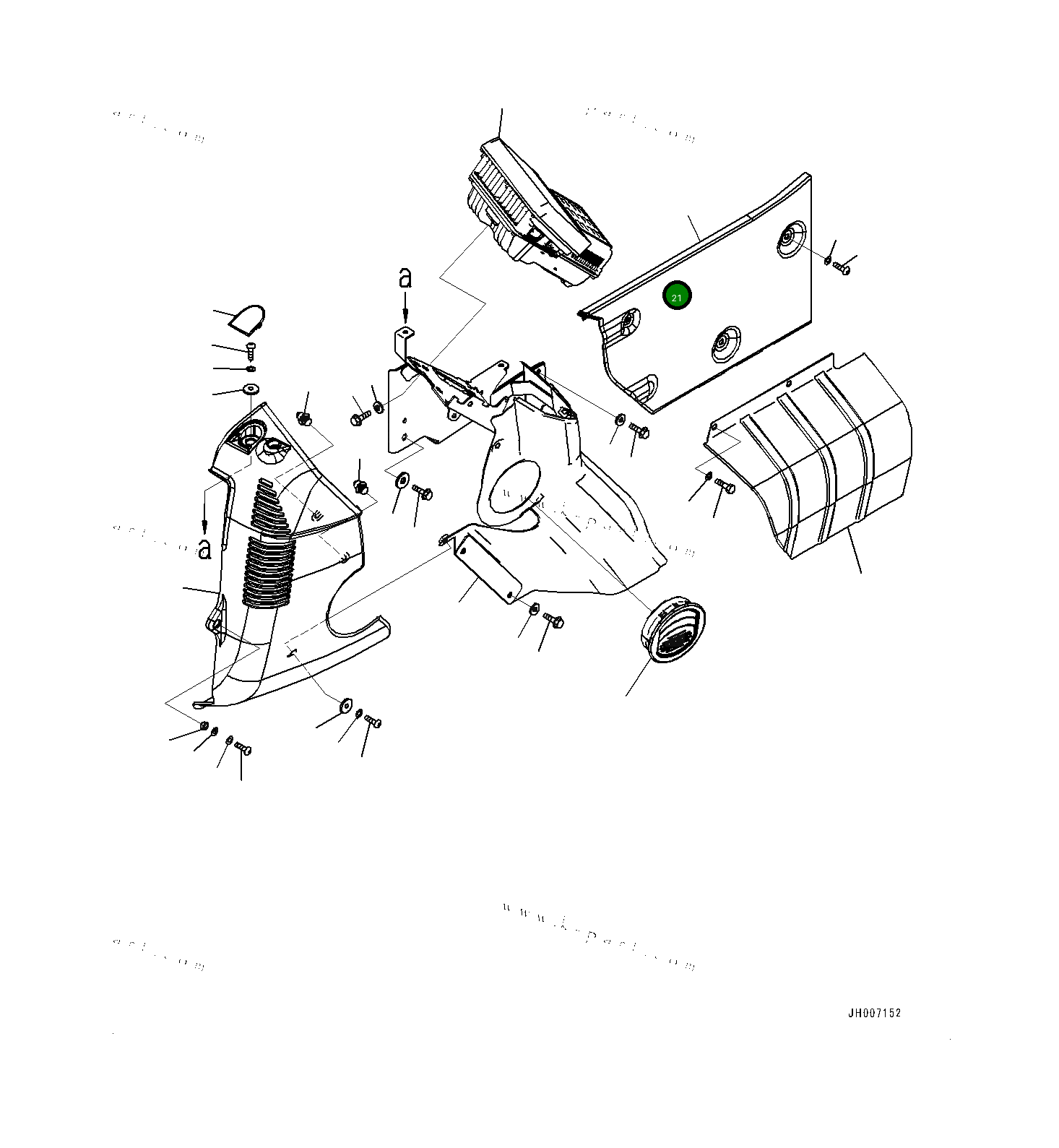 Крышка 20Y5312483 Komatsu