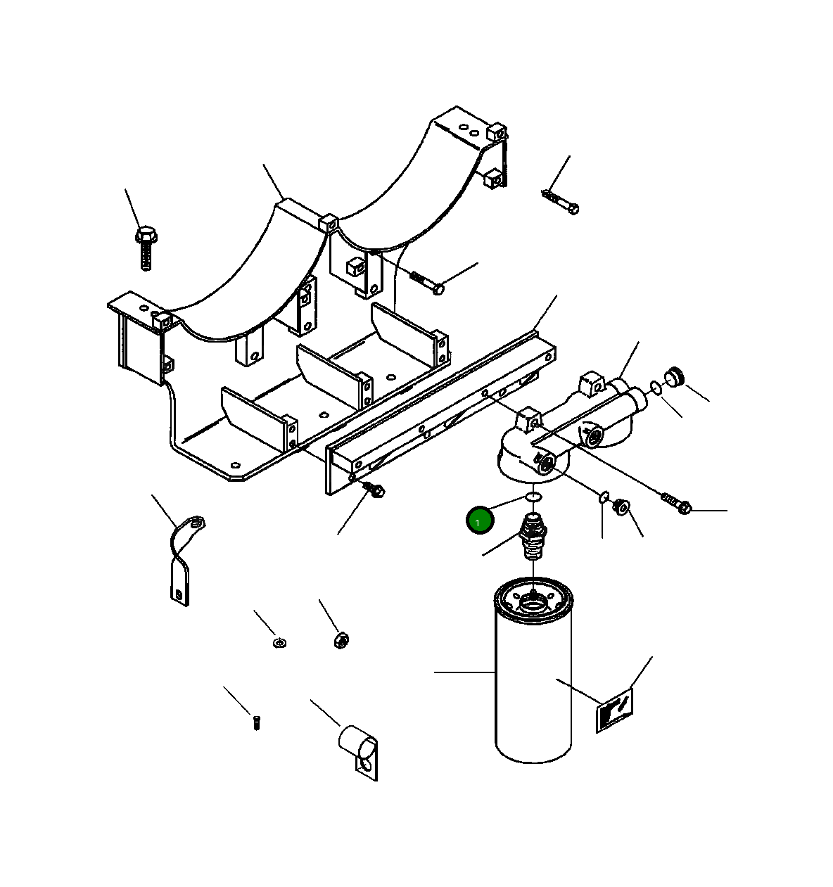 Кольцо уплотнительное (O-Ring) 1241 303 H1  Komatsu