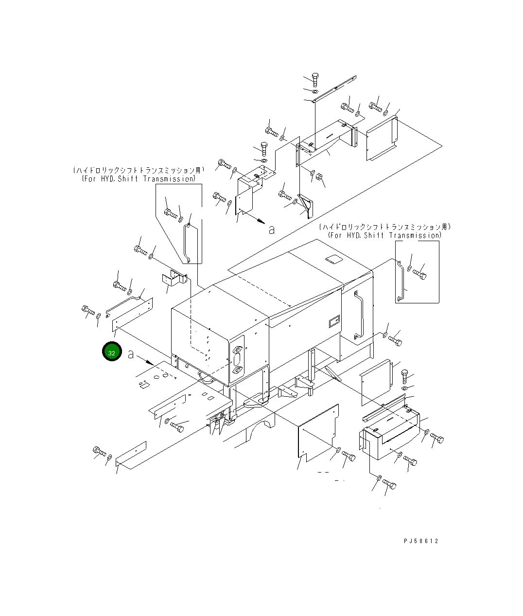 Крышка 234-54-65670 Komatsu
