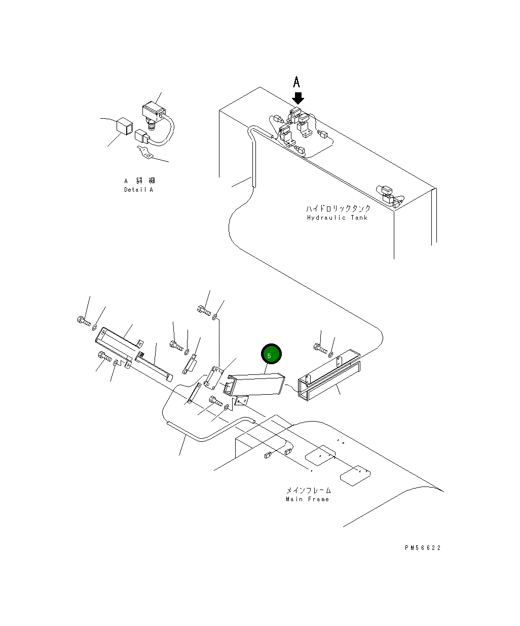 Крышка 262-06-74911 Komatsu