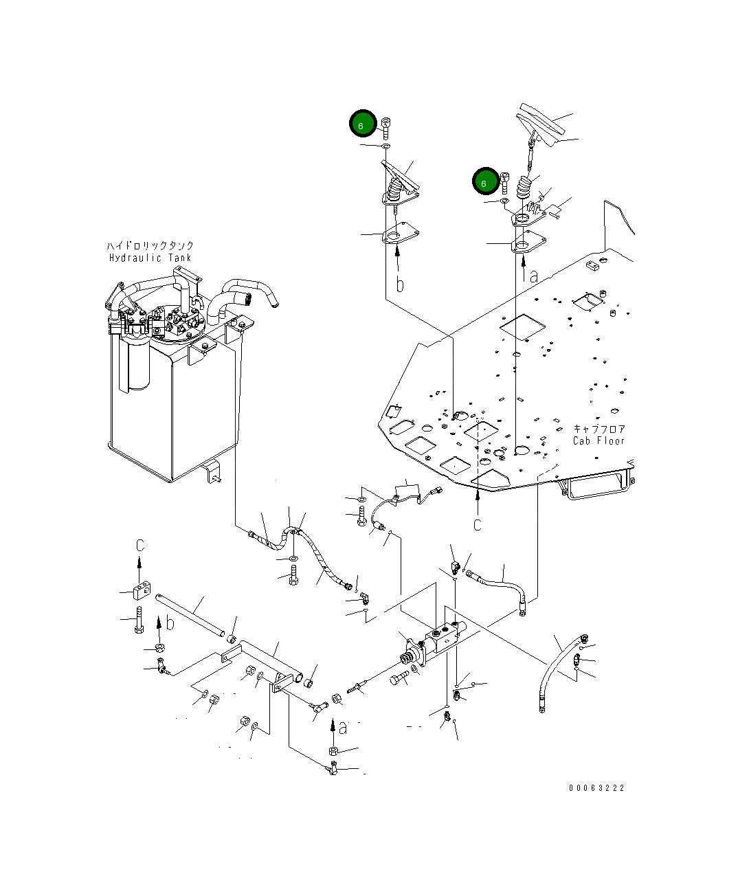 Болт 01252-81035 Komatsu