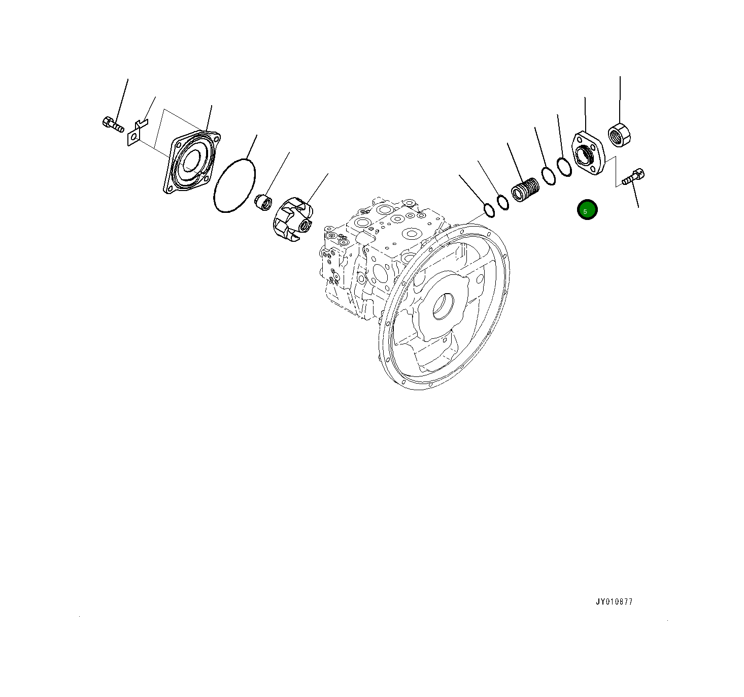 Крышка 708-2L-34260 Komatsu