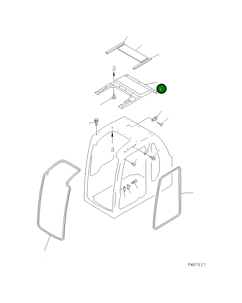 Крышка 20Y-54-35312 Komatsu