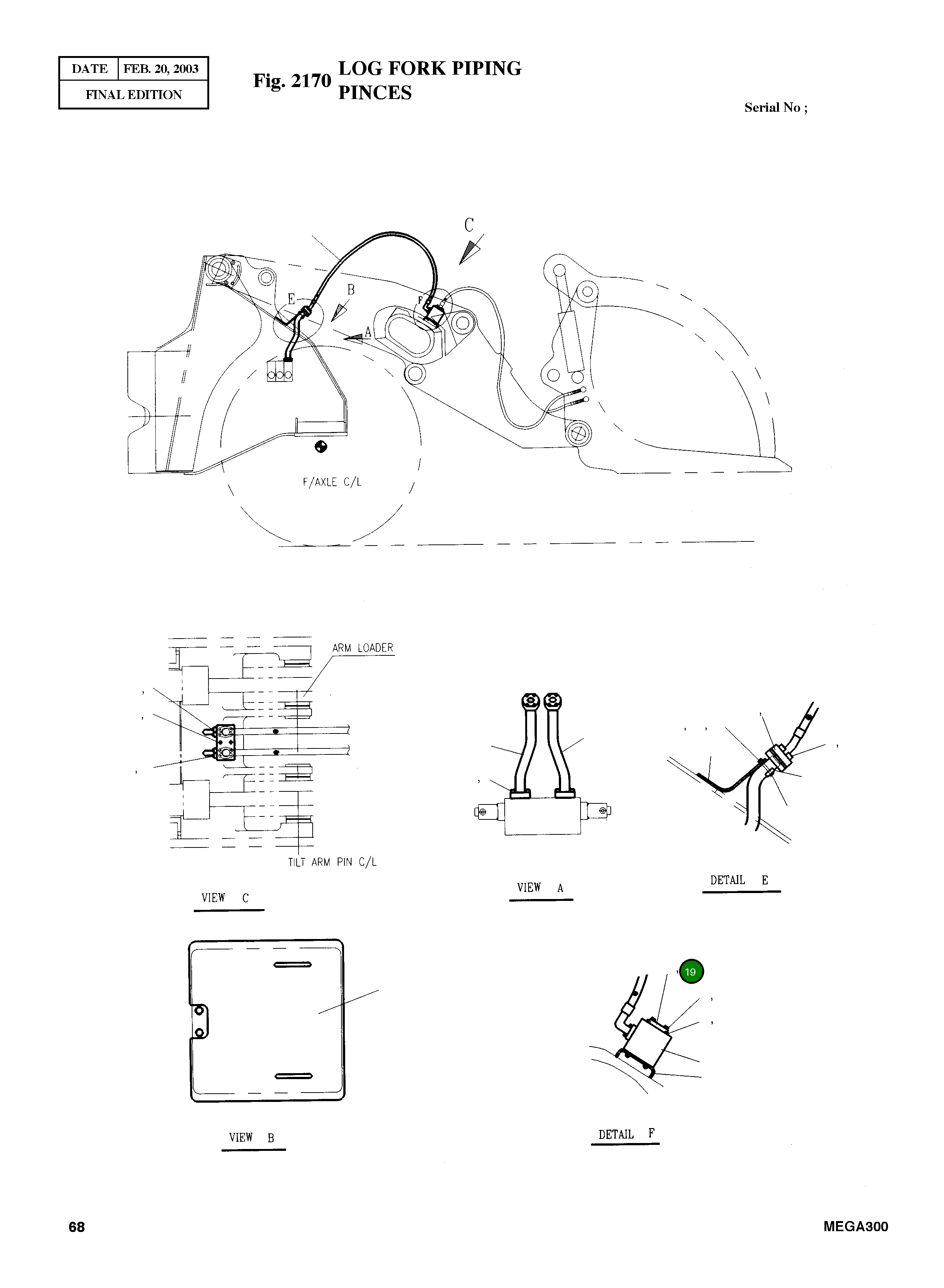 Крышка 4403-1068 Komatsu