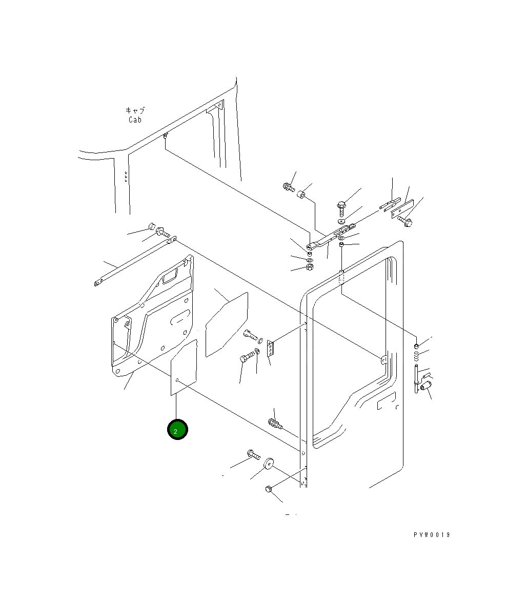 Крышка 423-56-21820 Komatsu