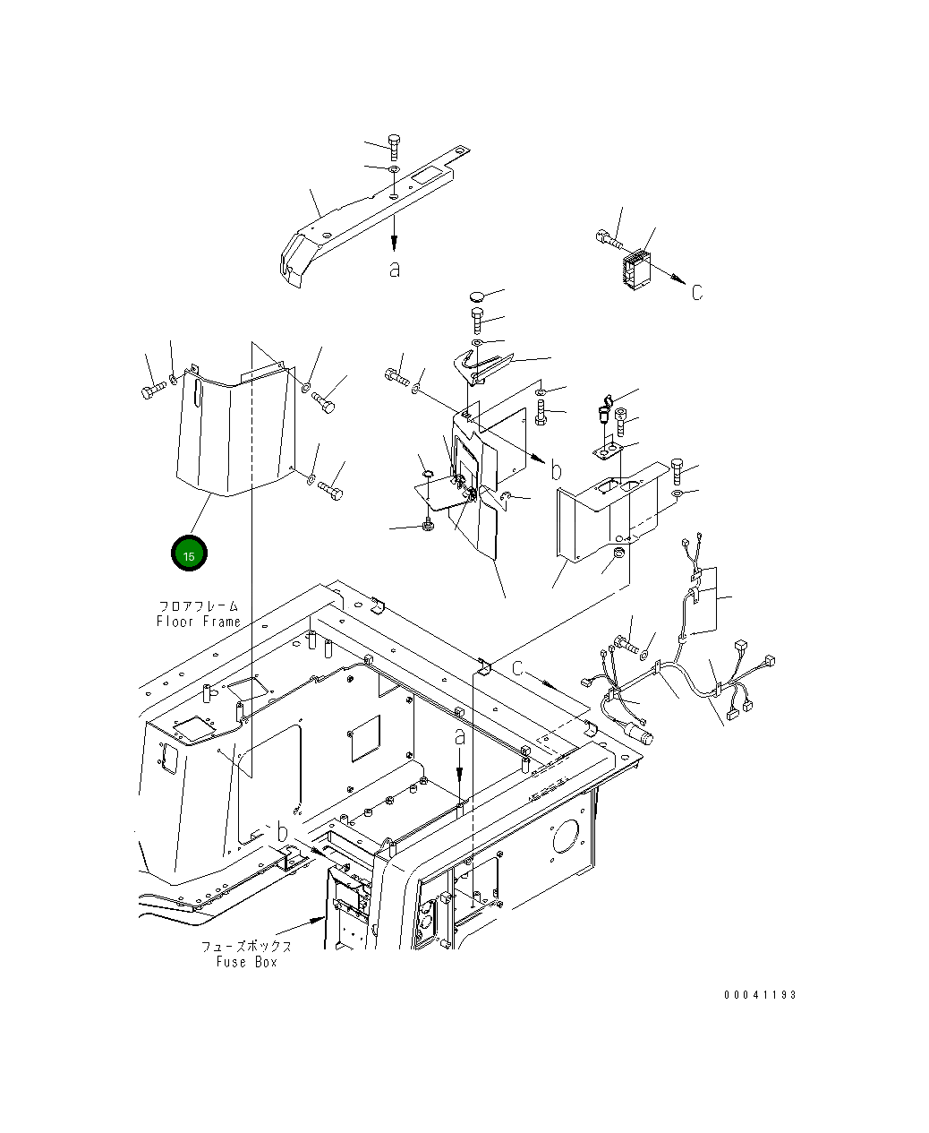 Крышка 198-54-75721 Komatsu