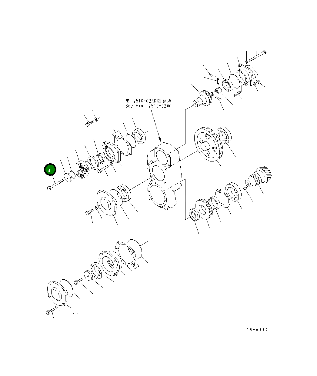Болт 01011-81400 Komatsu
