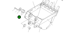 Крышка 21N-70-14310 Komatsu