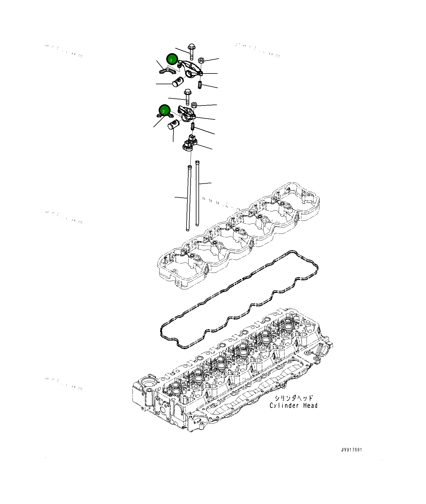 Болт 6754415180  Komatsu