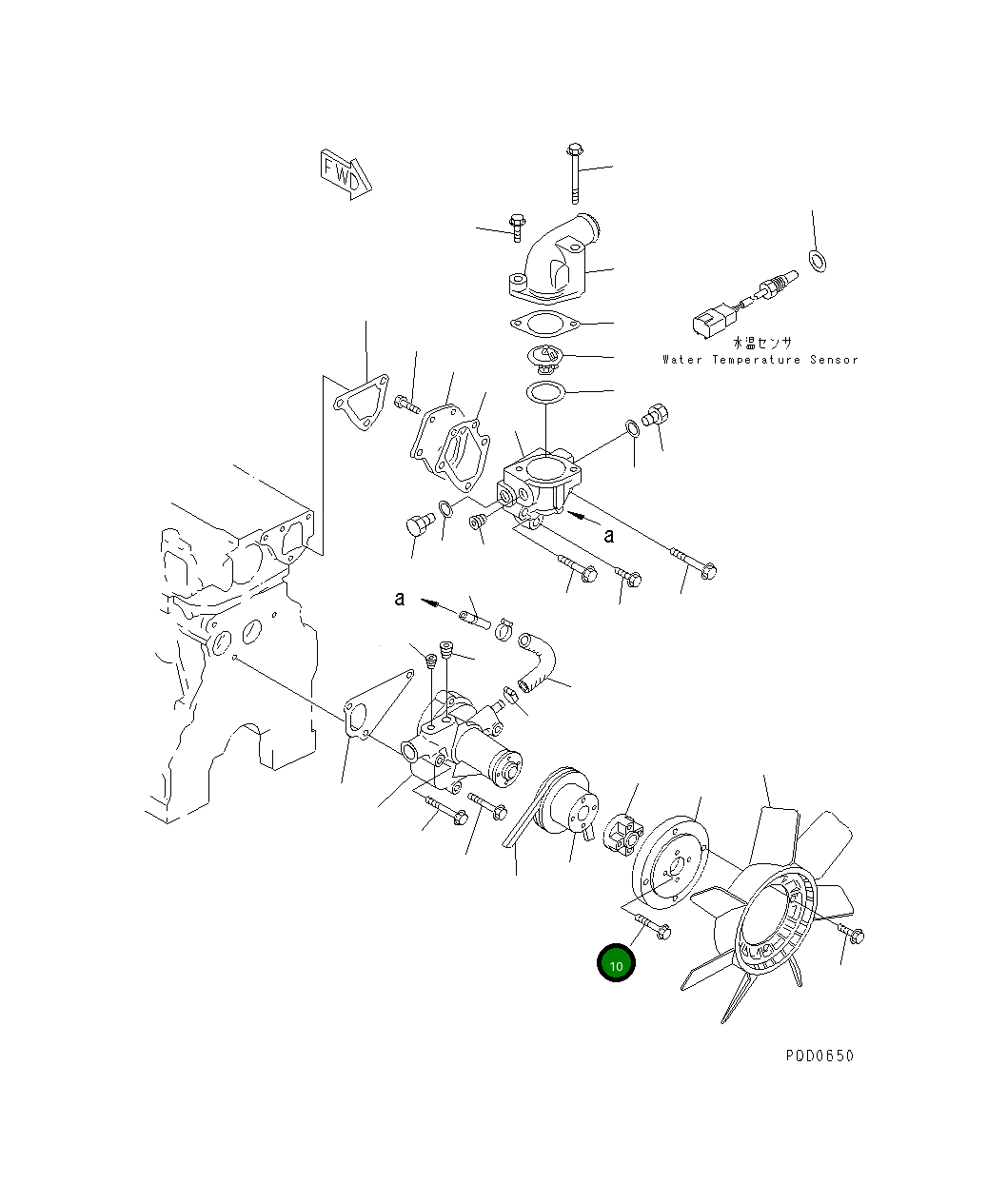 Болт YM26106-060502 Komatsu