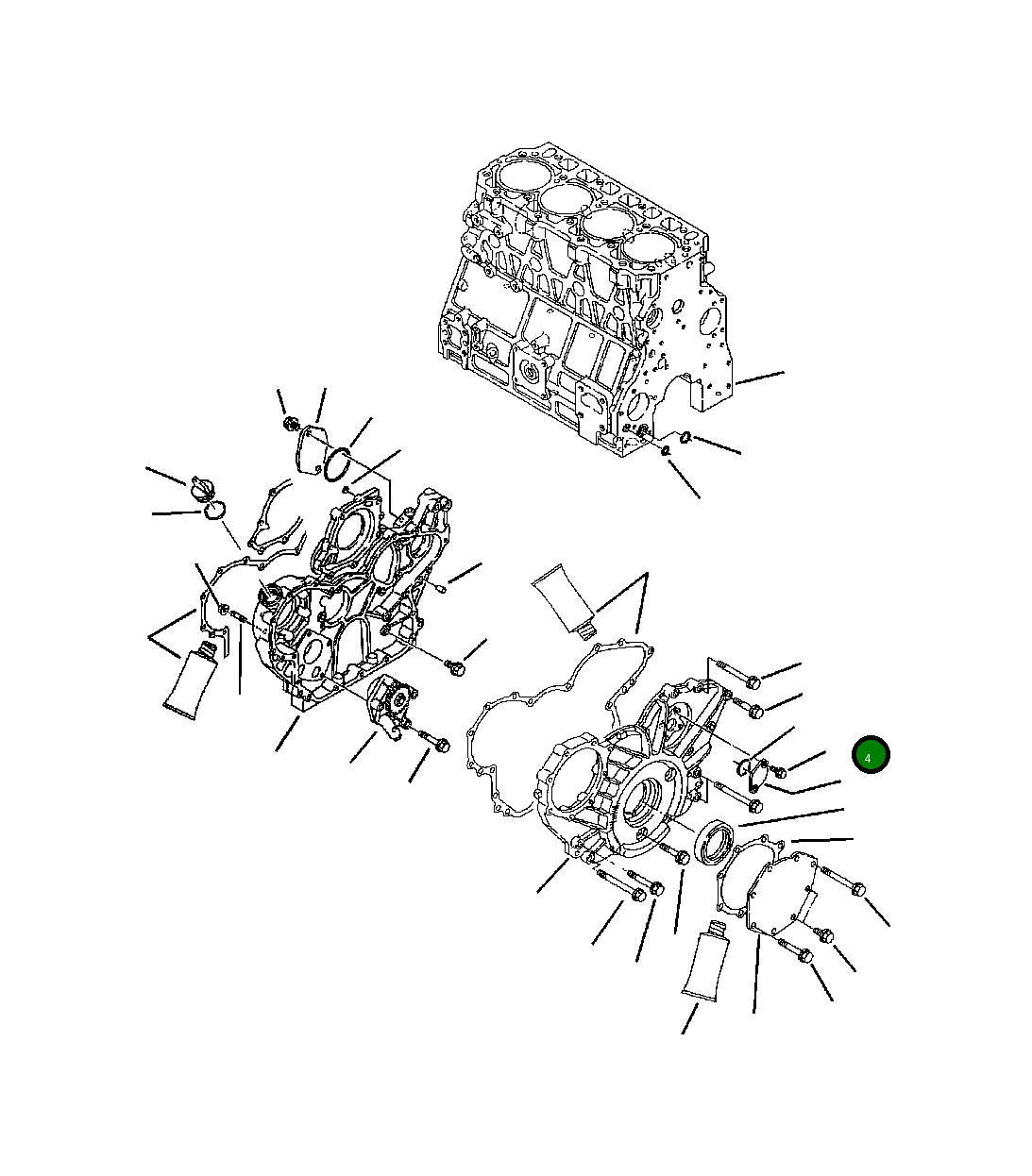 Болт YM261060-60162 Komatsu