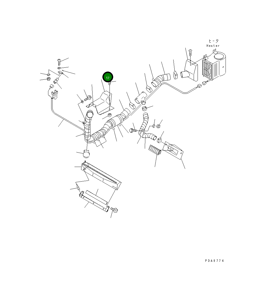 Крышка 362-07-43381 Komatsu