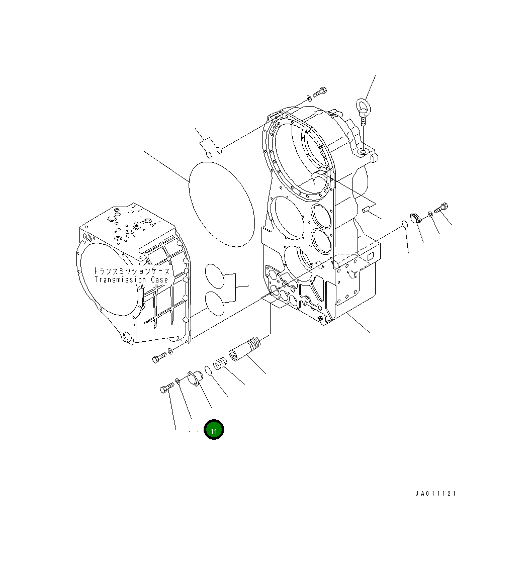Крышка 427-15-13390 Komatsu