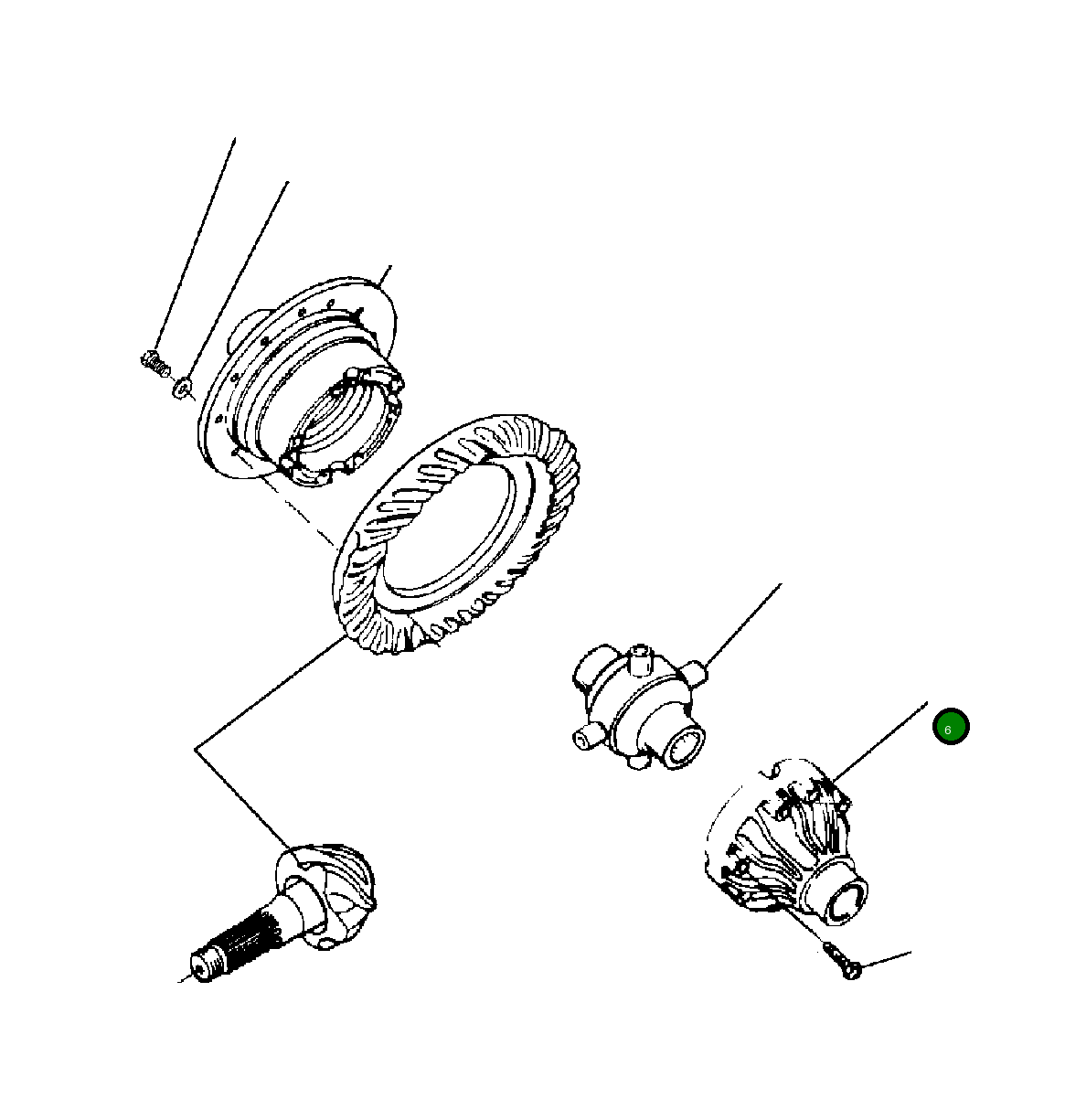 Крышка 1430 145 H1 Komatsu