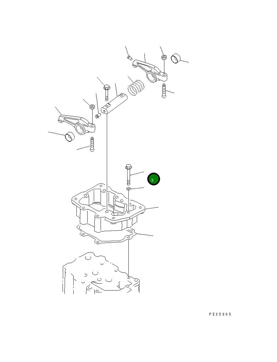 Болт 01437-01075  Komatsu