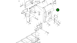 Крышка 6240-11-7231 Komatsu