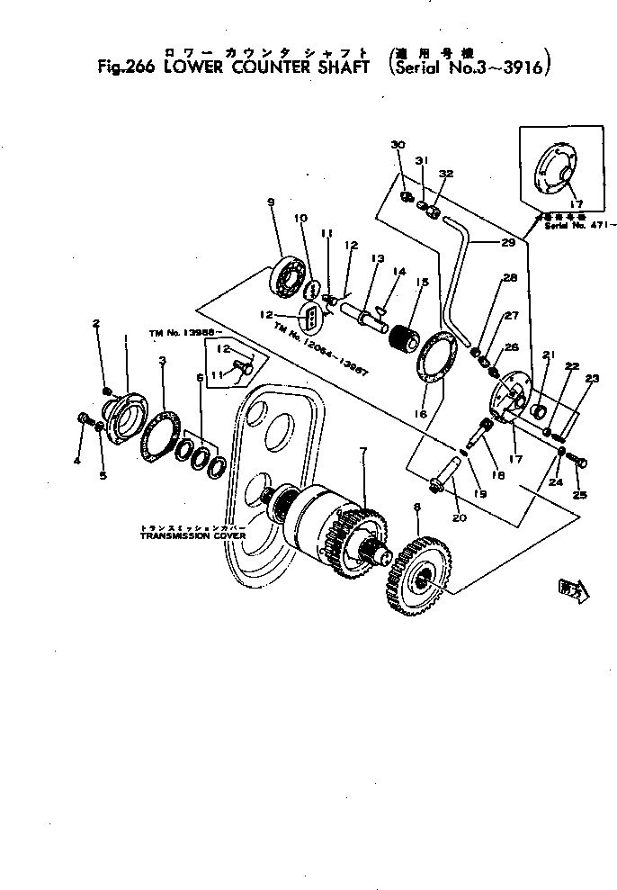 Болт 380-S266D-00  Komatsu