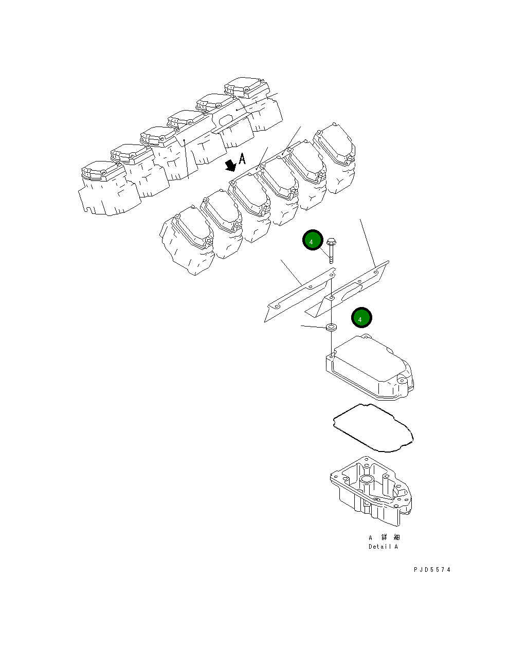 Болт 01435-00860 Komatsu