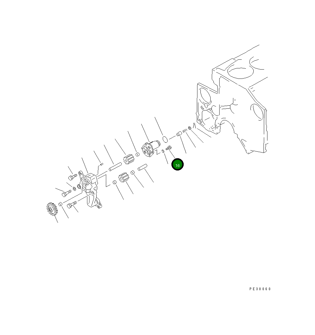 Болт 01010-30825 Komatsu