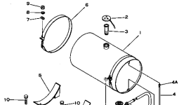 Лента M720230004450 Komatsu