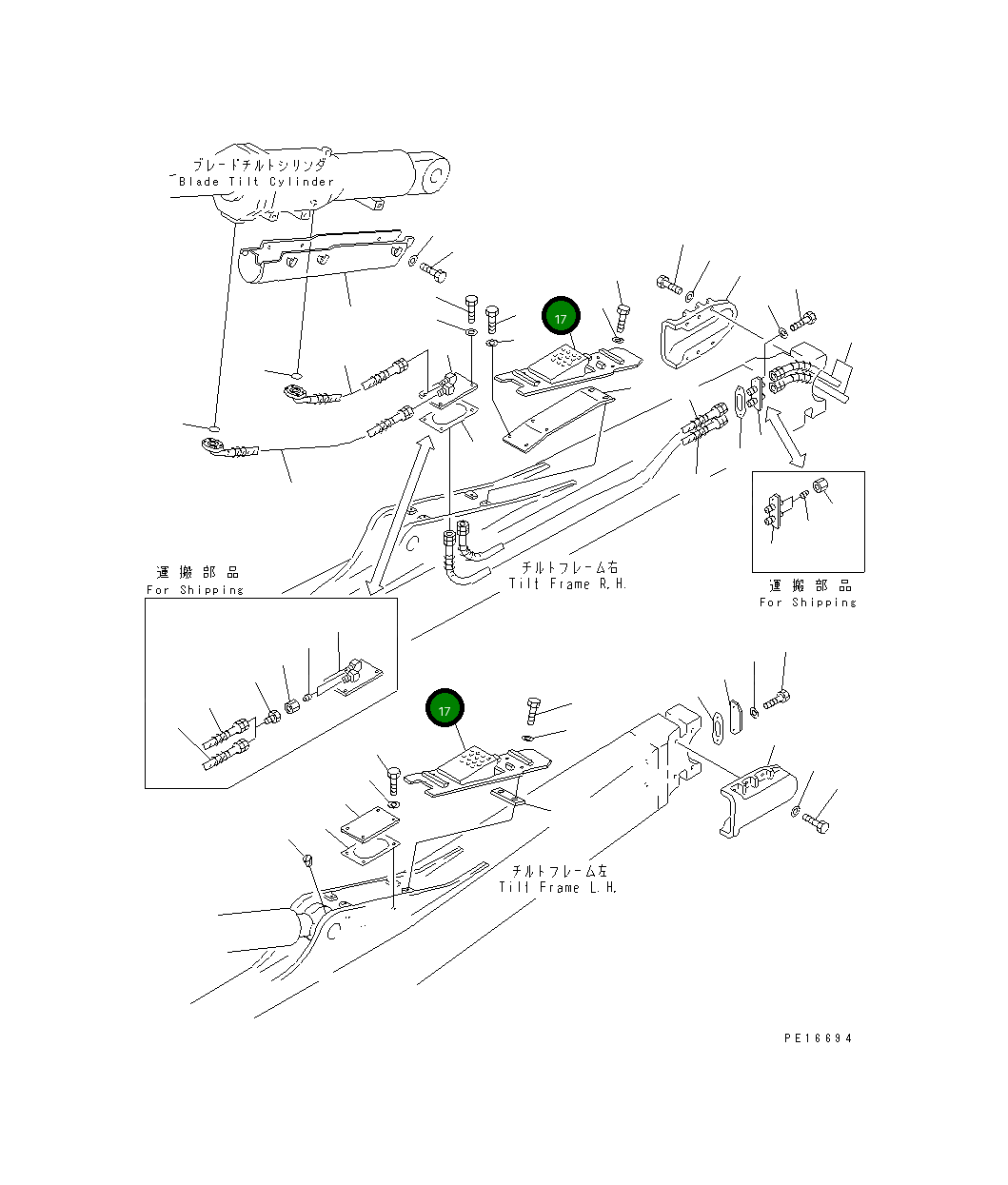 Крышка 195-71-61610  Komatsu