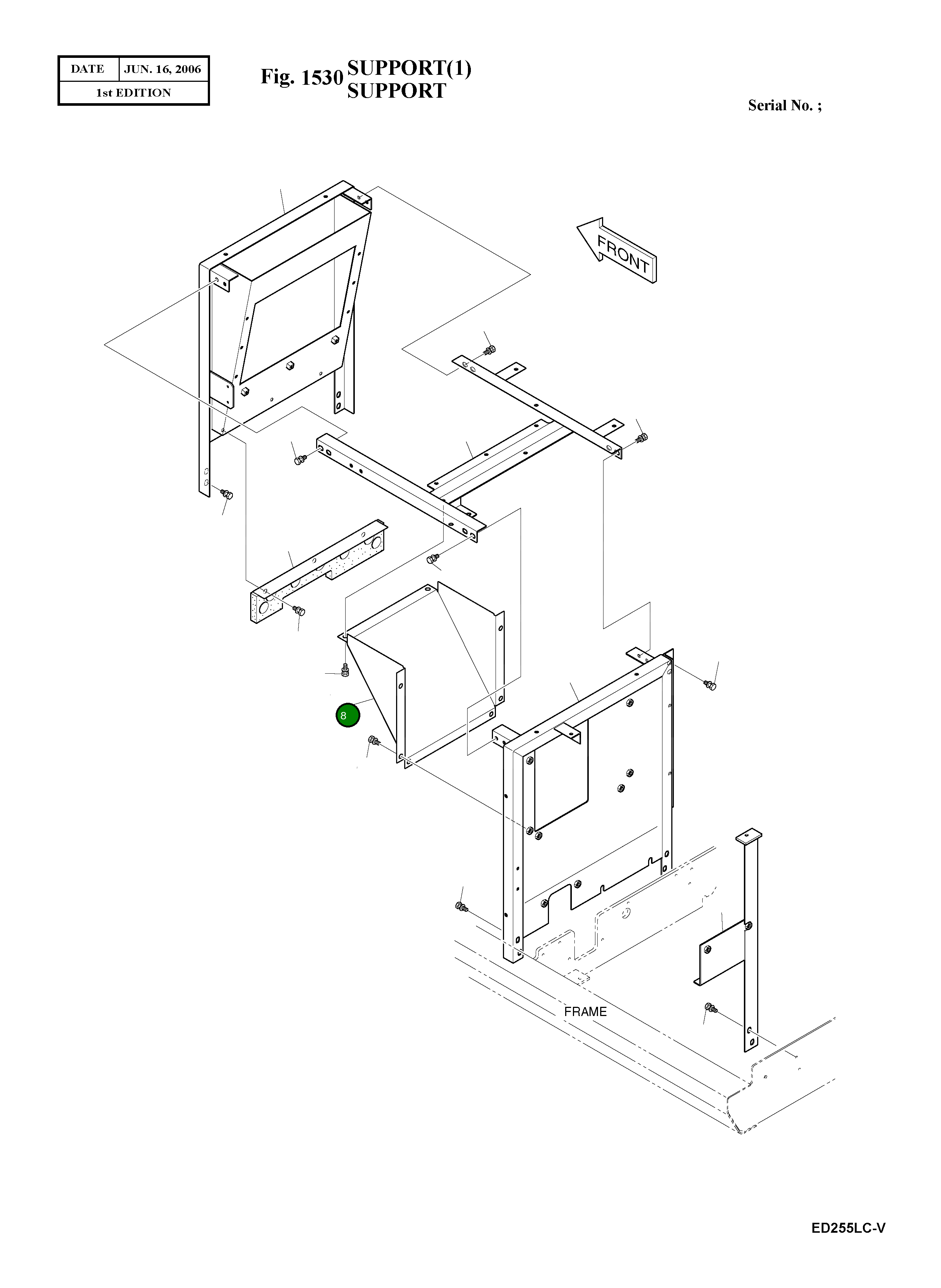 Крышка 621-02096B Komatsu