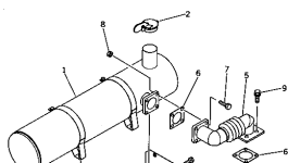 Хомут M705060580266 Komatsu