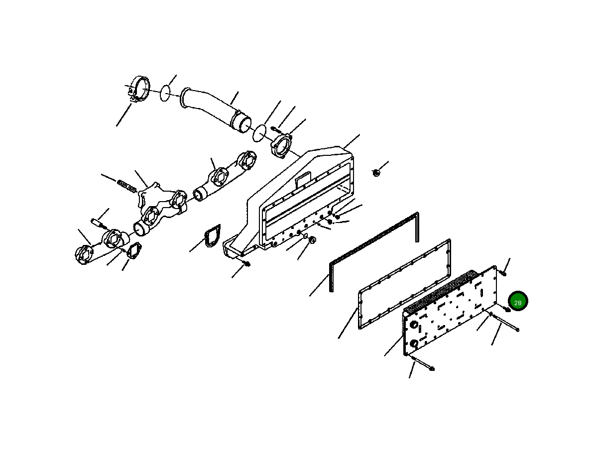 Болт 1307 666 H1 Komatsu