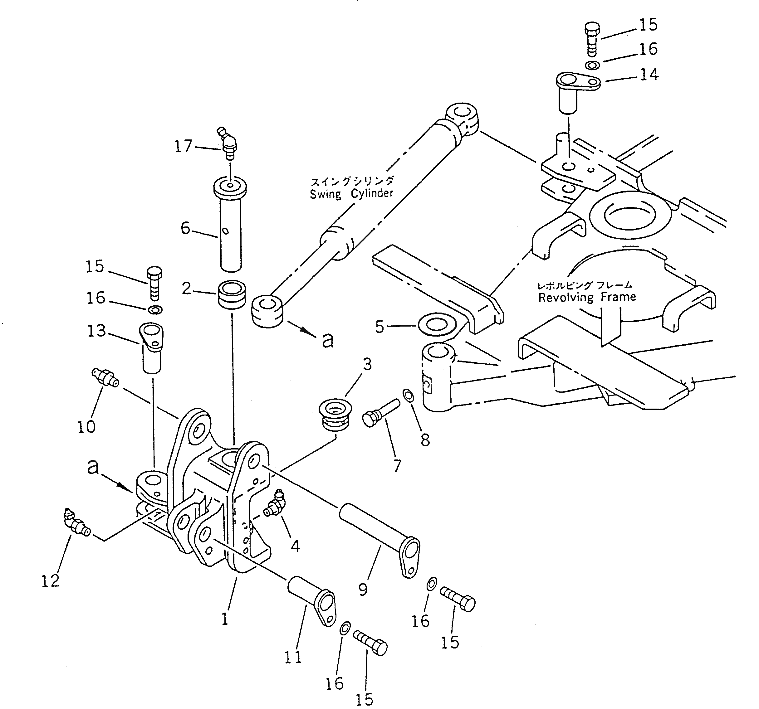 Болт 21R-70-11150  Komatsu