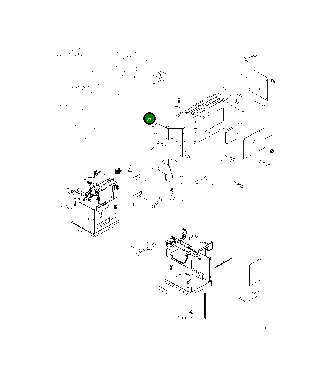 Крышка 419-02-62771 Komatsu