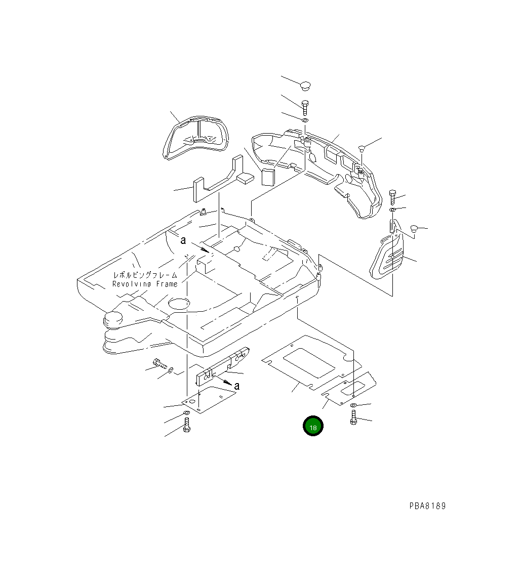 Крышка 20T-970-9910  Komatsu