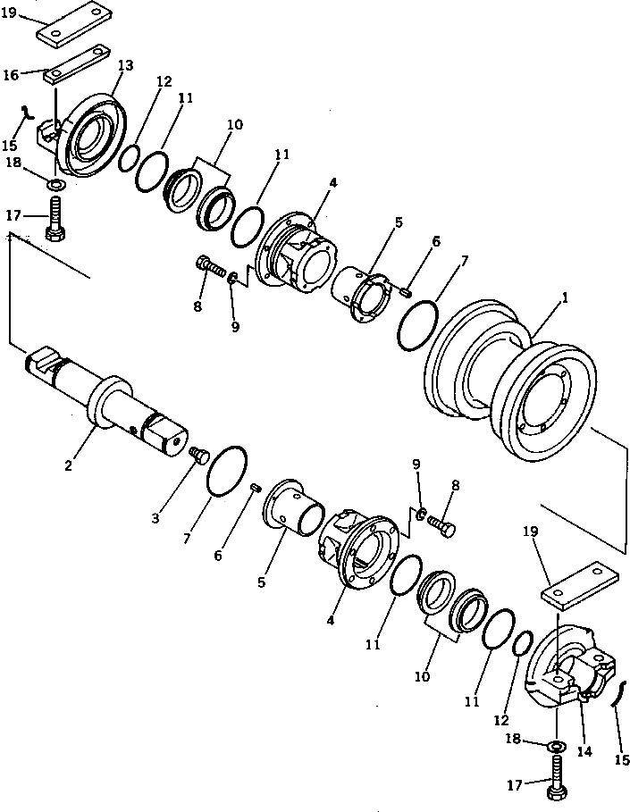 Болт 207-30-36310  Komatsu