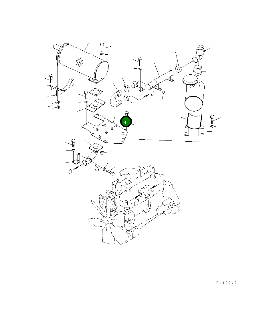 Крышка 14S-01-11330 Komatsu
