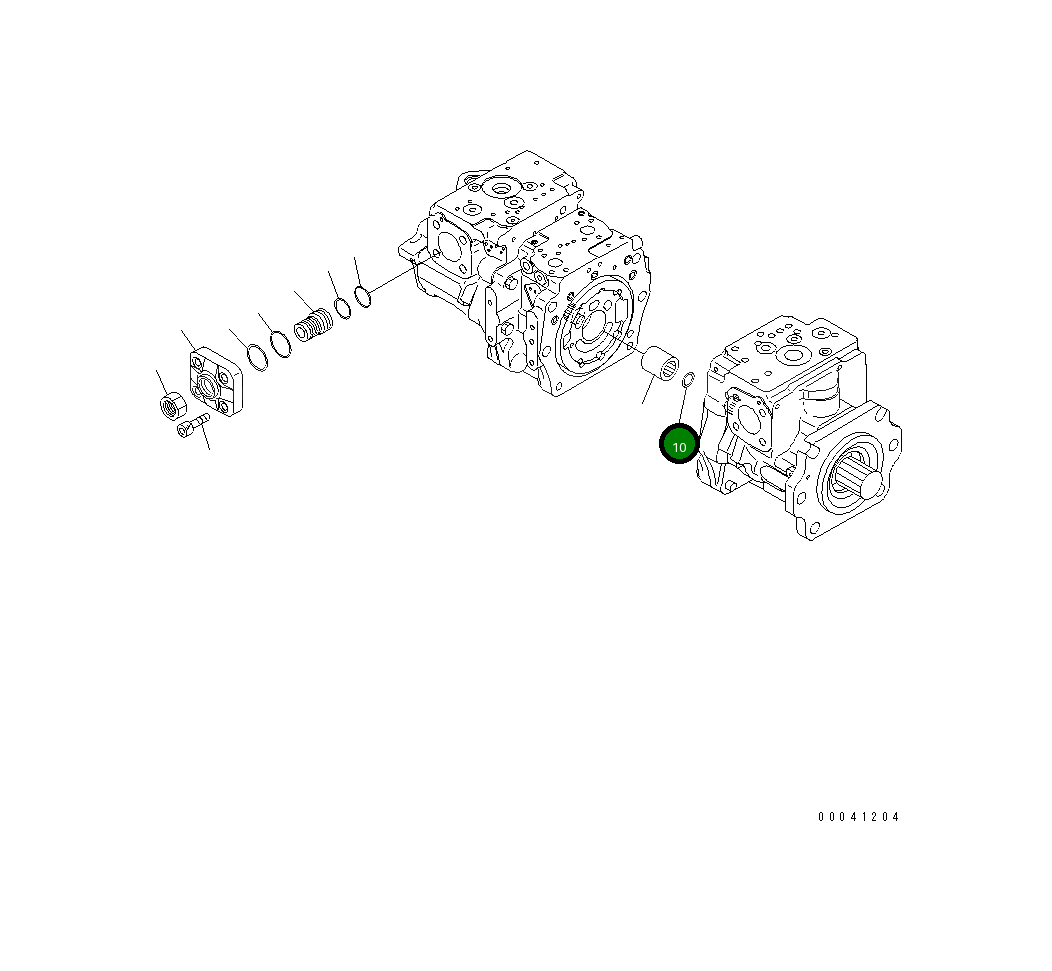 Кольцо 708-2F-12420 Komatsu