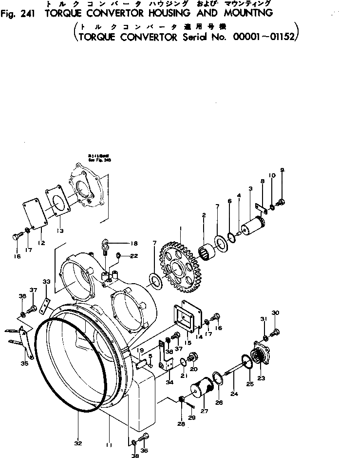 Кольцо уплотнительное (O-Ring) F6803-61420  Komatsu