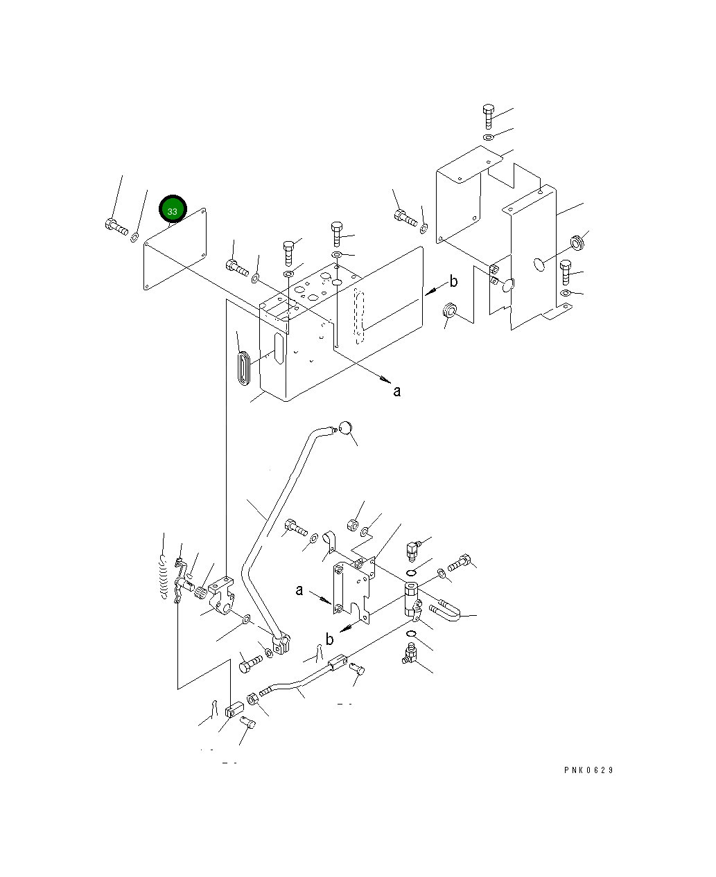 Крышка 203-43-28220 Komatsu