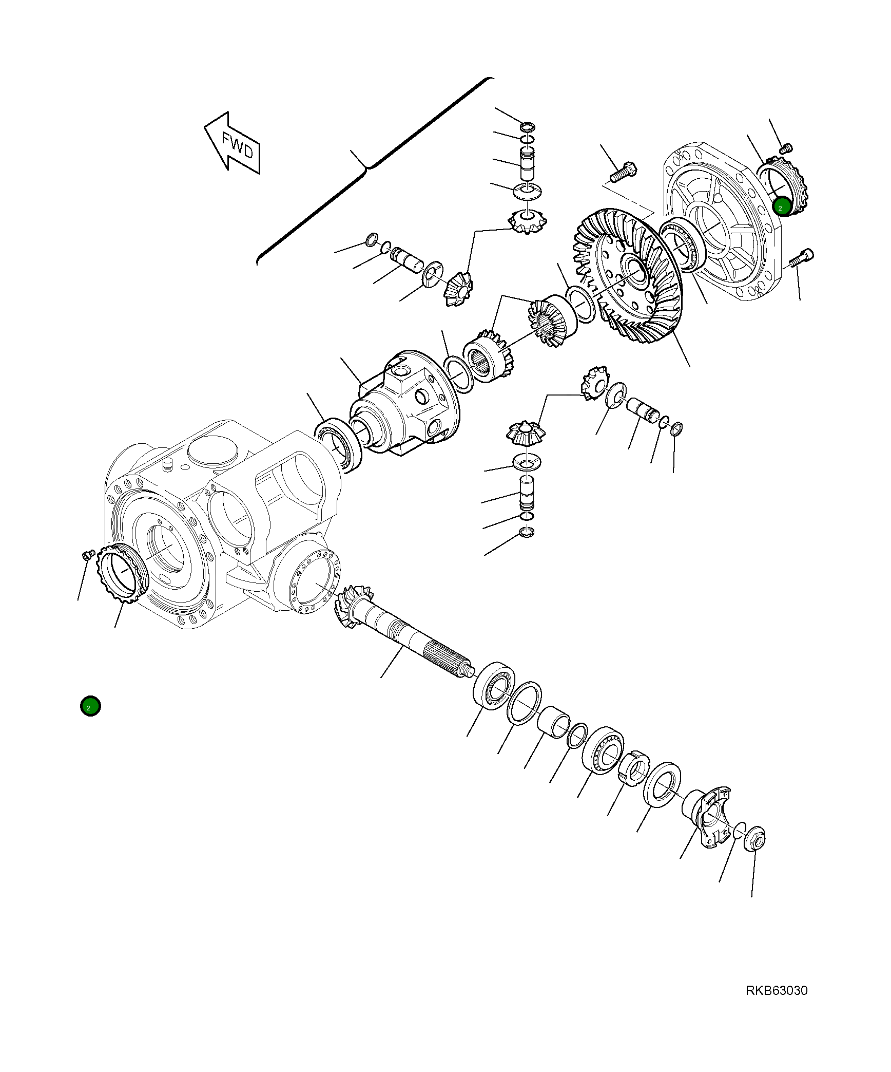 Болт DG016304162  Komatsu