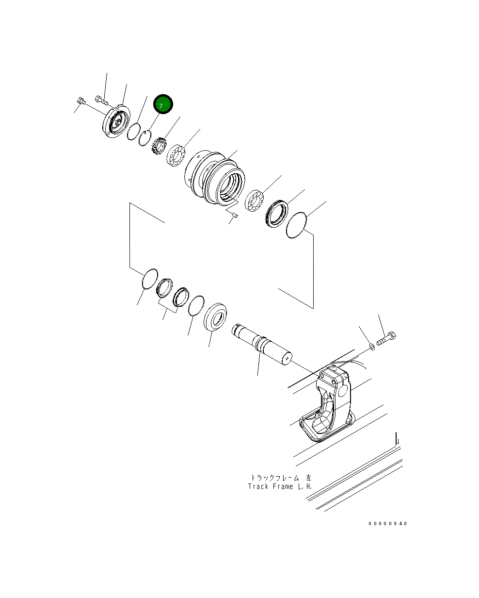 Кольцо уплотнительное (O-Ring) 07000-52105 Komatsu