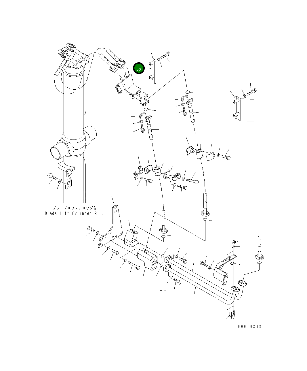 Крышка 198-61-51740 Komatsu