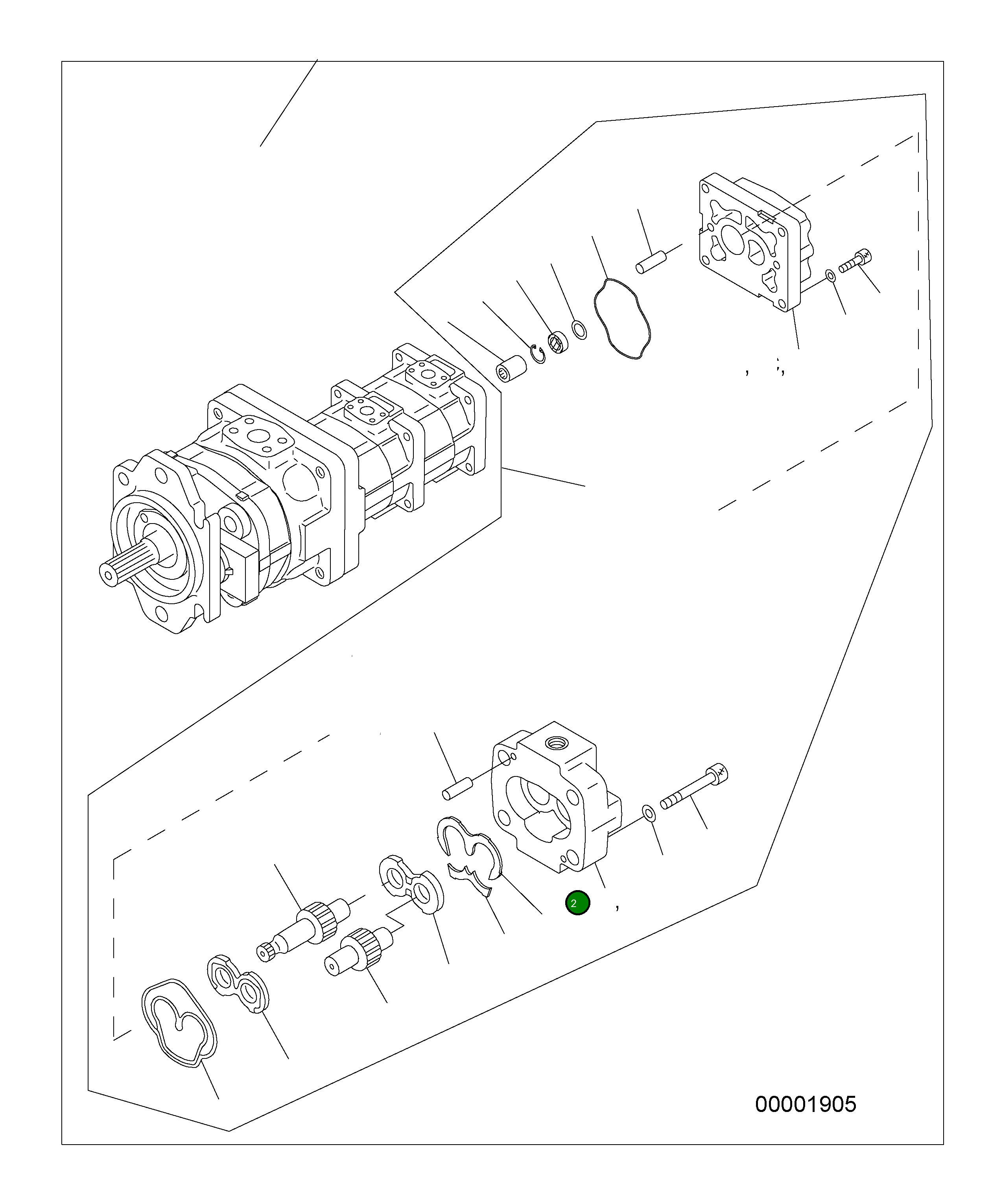 Крышка 705-40-24E70 Komatsu