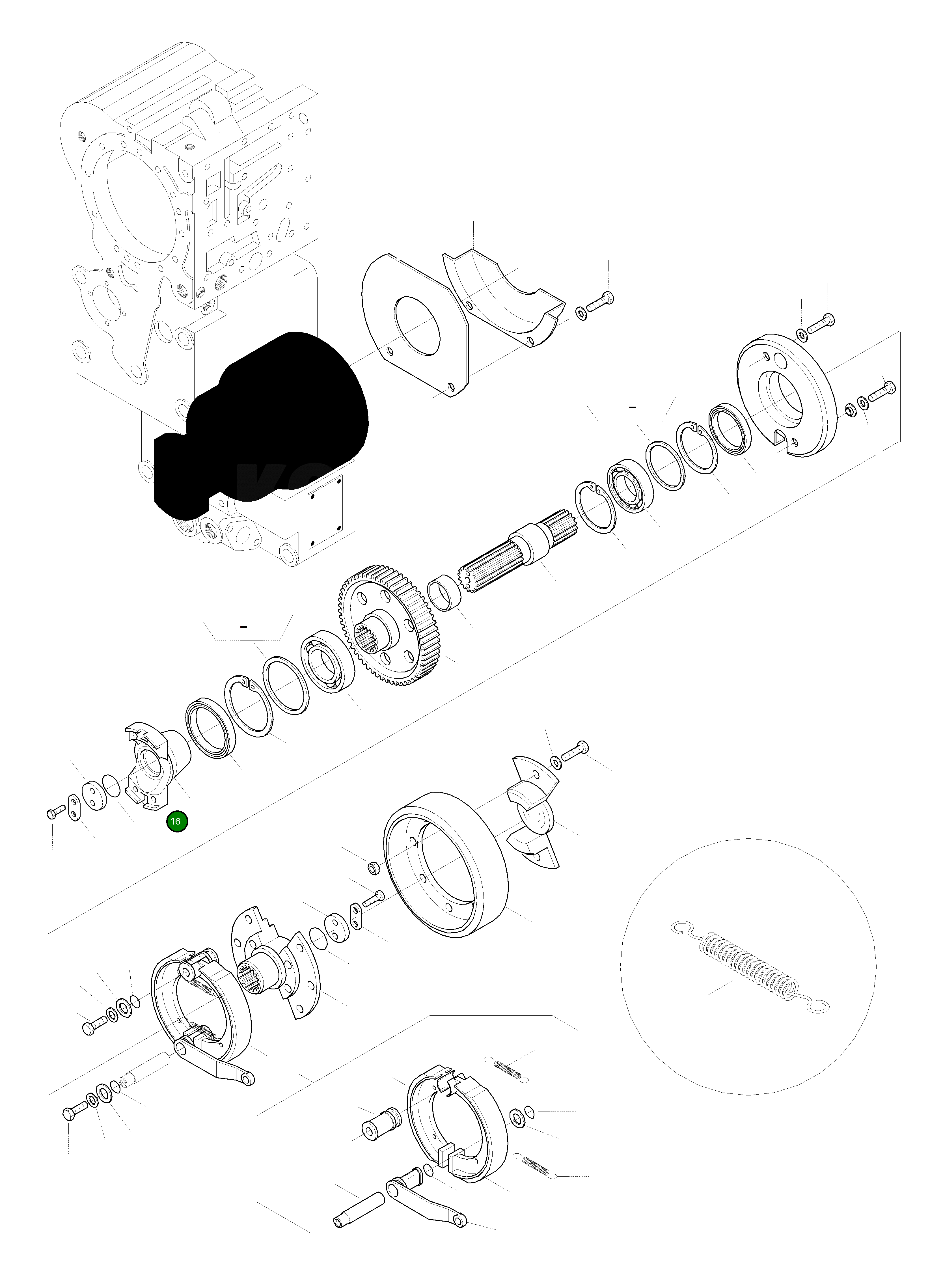 Кольцо уплотнительное (O-Ring) 42Y-15-H0S50 Komatsu