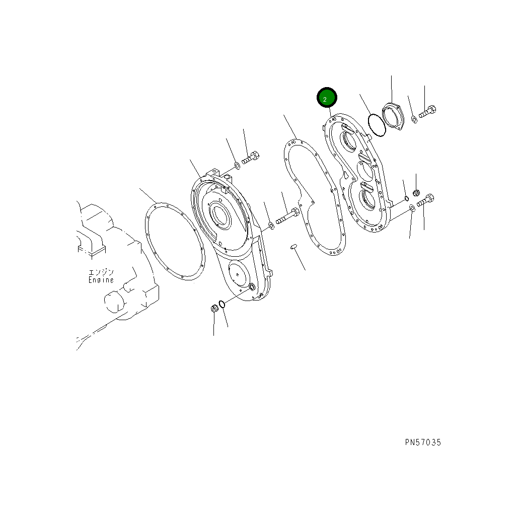 Крышка 277-19-51120 Komatsu