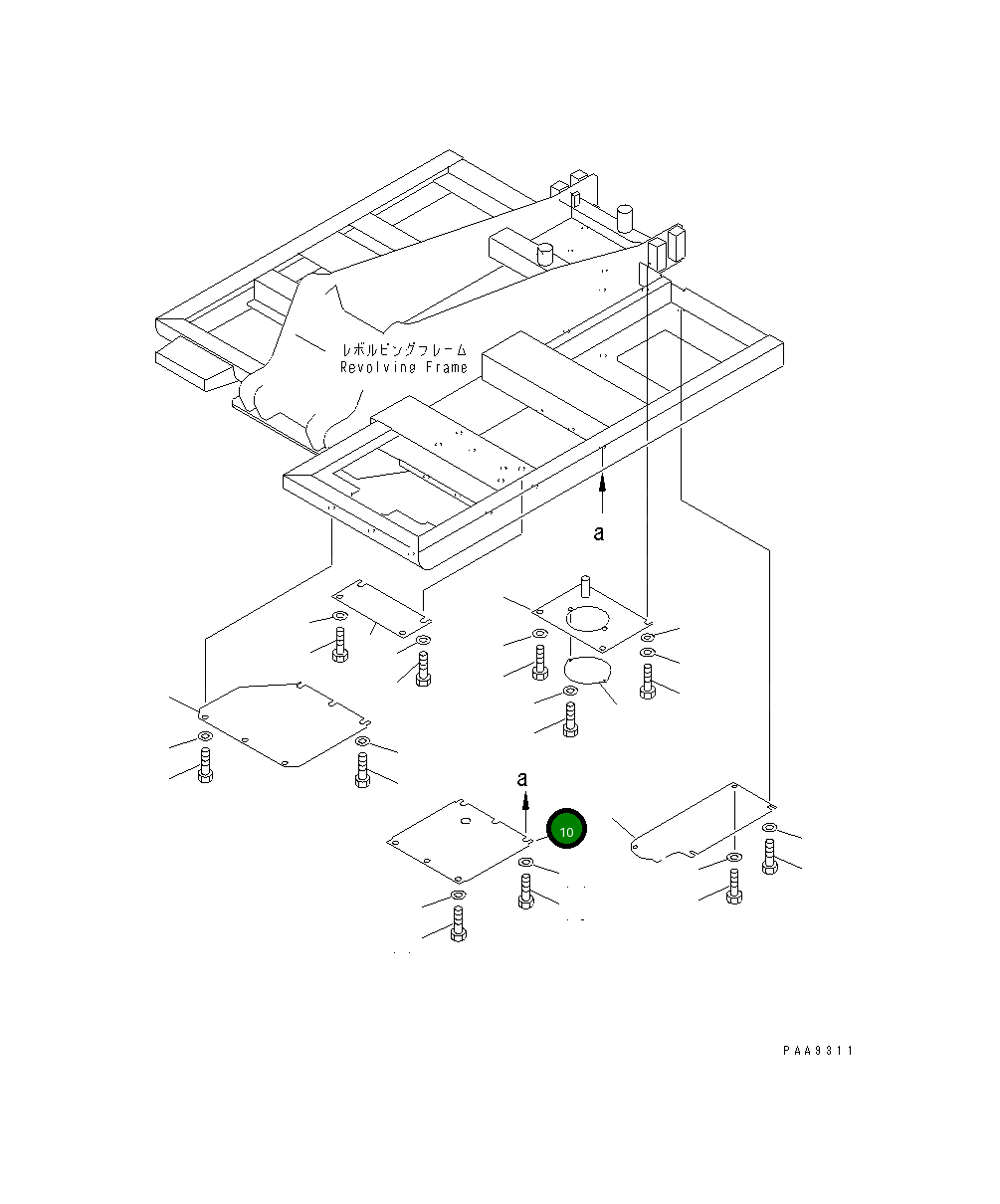 Крышка 203-54-62723 Komatsu